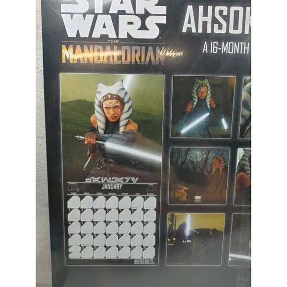 Star Wars The Mandalorian Ahsoka Tano Disney Lucasfilm 2021 Wall Calendar - Picture 7 of 8